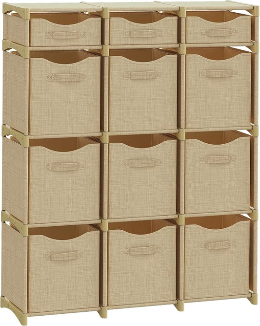 12 Cube Closet Organizer And Storage Unit by Neaterize