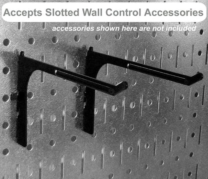 Wall Control Pegboard Organizer 4 ft. Metal Pegboard Standard Tool Storage Kit - Image 4