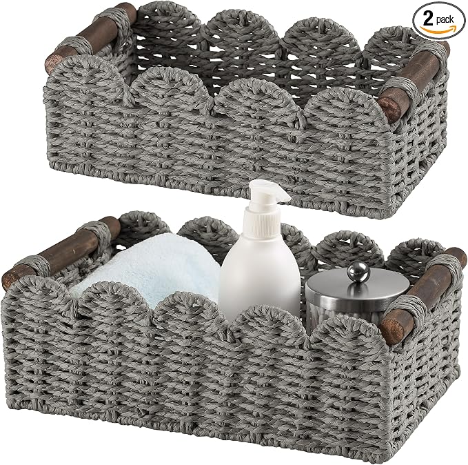 Storage Basket Wicker Baskets for Organizing Toilet Paper Storage Basket for by Unknown