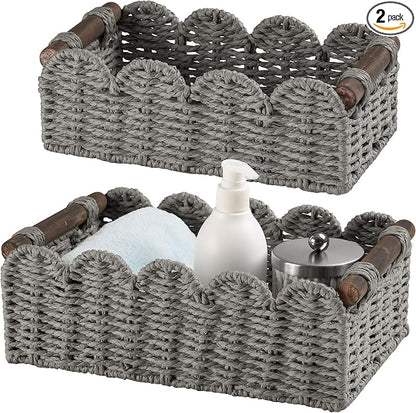 Storage Basket Wicker Baskets for Organizing Toilet Paper Storage Basket for by Unknown