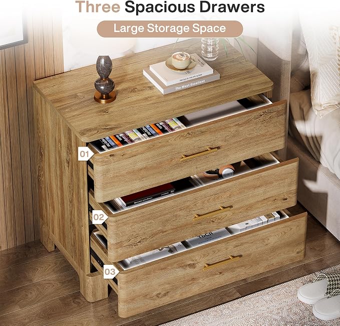 Tribesigns Oversized Nightstand - Image 5