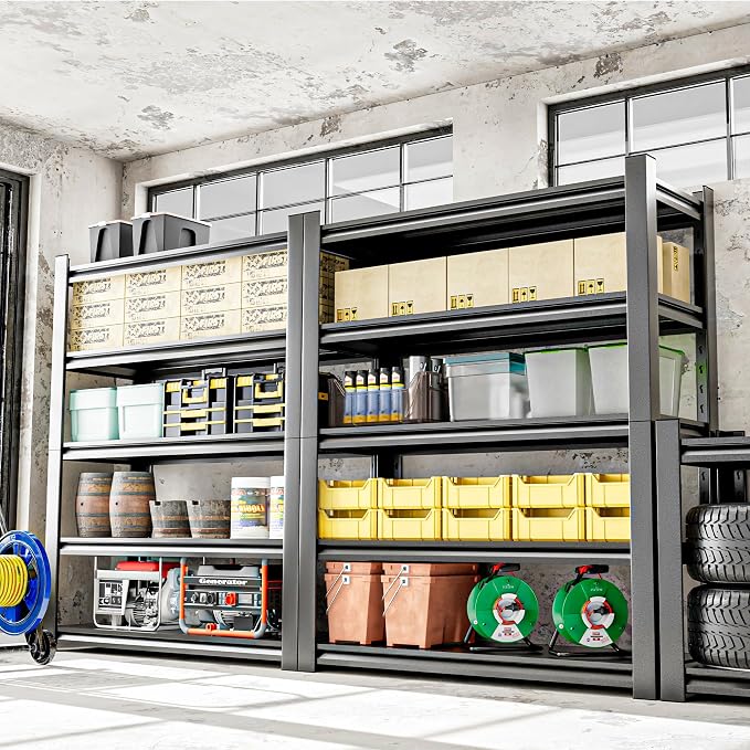 Garage Shelving Heavy Duty, 5 Tier Metal Storage Shelf Unit - Image 2