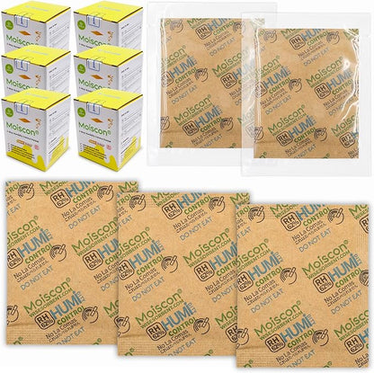90 Pack 62% RH 8 Gram Two-Way Humidity Control Packs by Wisesorb