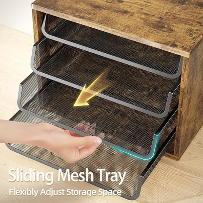 Simple Trending Desk File Organizers, 4-Tier Letter Tray Paper Organizer - Image 4