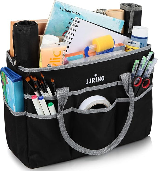 JJRING Large Multi-Functional Carrying Bag, 600D Nylon Artist Tote Bag by JJRING