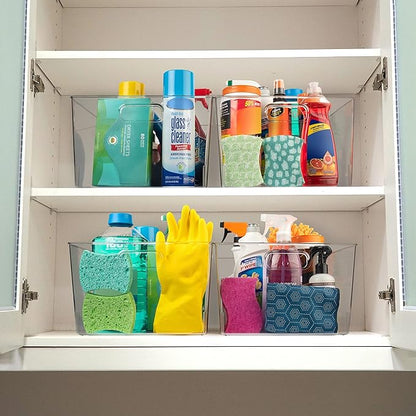 ClearSpace Clear Plastic Storage Bins – XL 4 Pack Perfect - Image 2