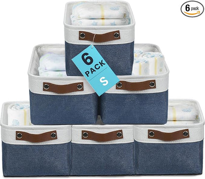 OrganiHaus Small Fabric Storage Baskets by OrganiHaus