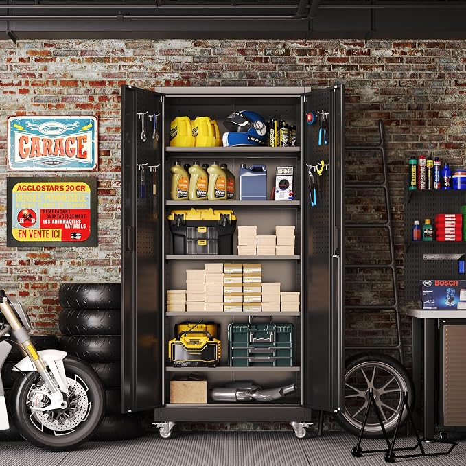Metal Garage Storage Cabinet - Image 4