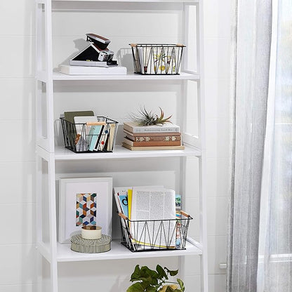 Amazon Basics Rectangular Wire Storage Baskets - Image 6
