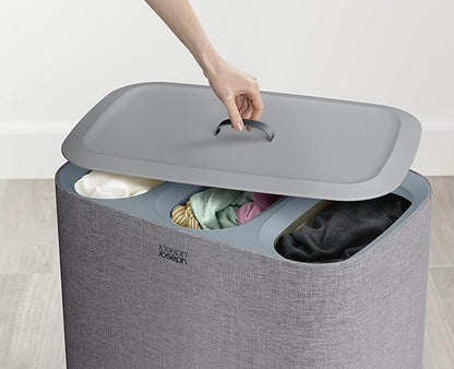 Joseph Joseph Tota Trio 90 liter/23.8 gallon Laundry Hamper Separation Basket - Image 4