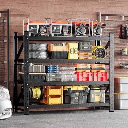 MIIIKO 48" W Storage Shelves, 3000LBS Metal Garage Storage Shelving, Heavy Duty - Image 7