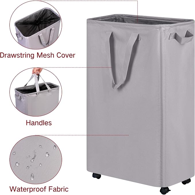 efluky Slim Laundry Hamper - Image 3