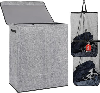 DOKEHOM 150L Double Laundry Basket by DOKEHOM