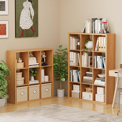 Cube Storage Organizer Bookcase, Decorative 11 inch Open Back Cubical Shelf - Image 6