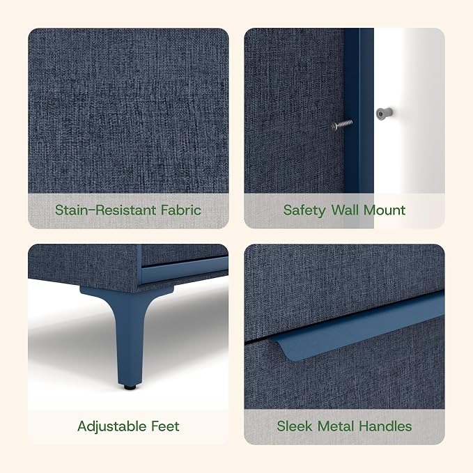 tinge Naima Premium Fabric Dresser - Image 7