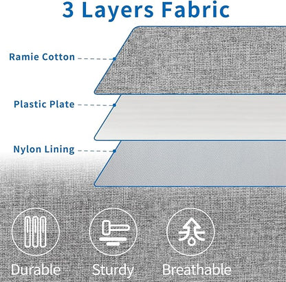 Under Bed Storage Container Bins 2 Pack, Low Profile Foldable Underbed Clothes - Image 6