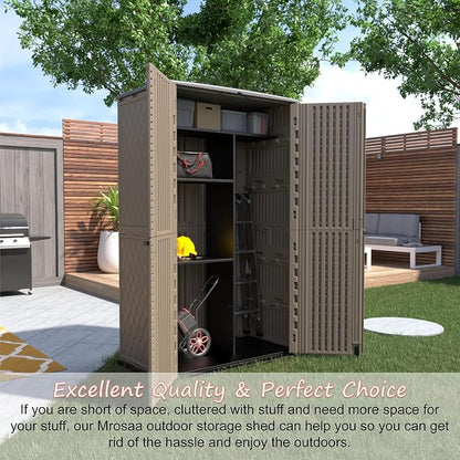 Sheds & Outdoor Storage, 52 Cu.ft Vertical Storage - Image 2