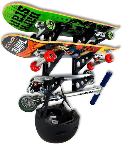 StoreYourBoard Skateboard Rack, 3 Board Wall Storage Mount, Home and Garage by StoreYourBoard