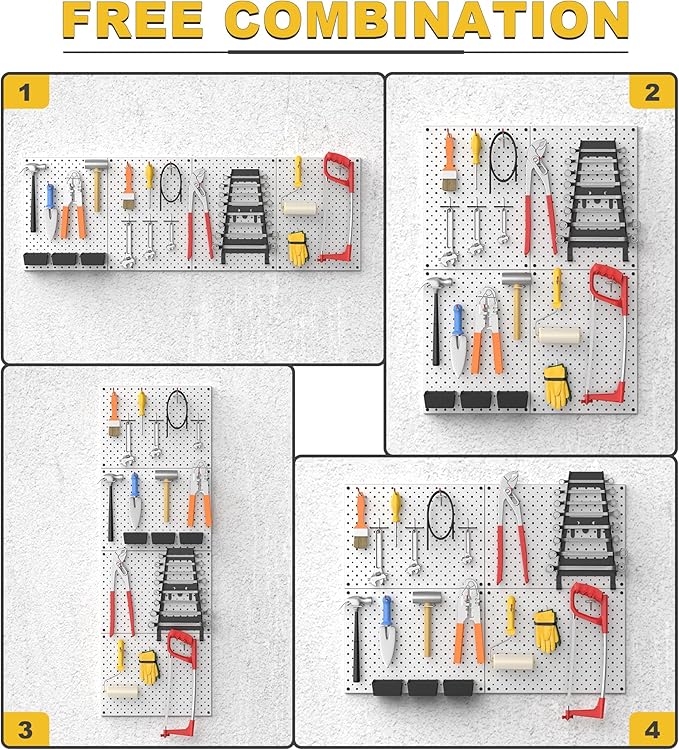 Ultrawall Metal Pegboard Panels, Pegboard Wall Organizer, Peg Boards - Image 4