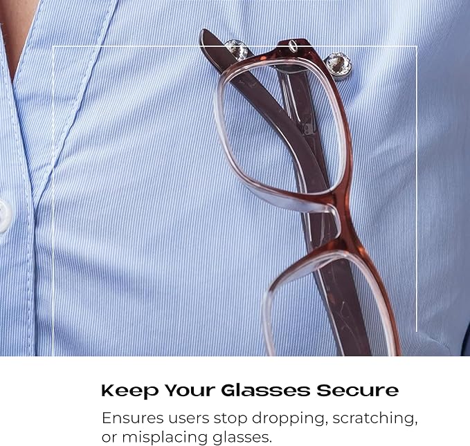 Readerest Magnetic Glasses Holder, Magnet Clip - Image 2