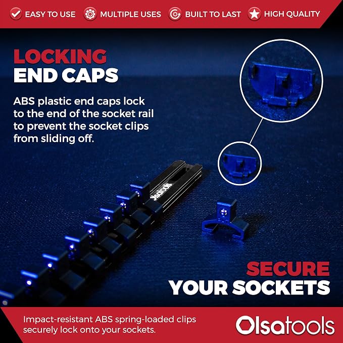 Olsa Tools Aluminum Socket Organizer - Image 4