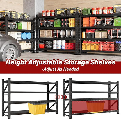 7000LBS Heavy Duty Garage Shelving Units, Large Storage Rack, Steel Shelf - Image 6