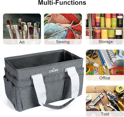JJRING Craft Organizer Tote Bag, Art Storage Caddy - Image 5