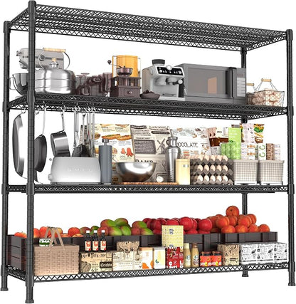 Heavy Duty Shelving, 72.2" H Garage Shelving Unit by GIOTORENT