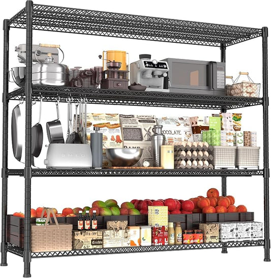Heavy Duty Shelving, 72.2" H Garage Shelving Unit by GIOTORENT