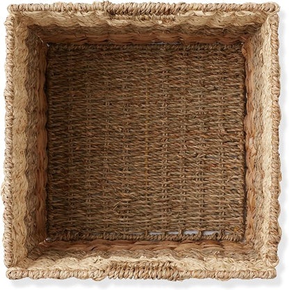 Casafield 13" x 13" Mixed Weave Storage Baskets, Natural - Image 6