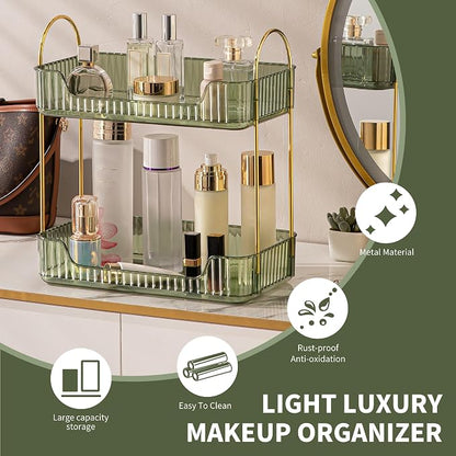 YCIA&DONE Bathroom Organizer Countertop, Makeup Storage, Skincare Cosmetic Tray - Image 4