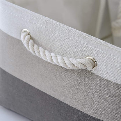 Large Storage Baskets for Shelves, Fabric Baskets for Organizing, Collapsible - Image 2