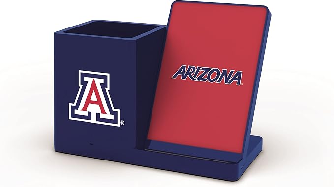 SOAR NCAA Unisex Cell Phone Wireless Charging Stand and Desktop Organizer by SOAR