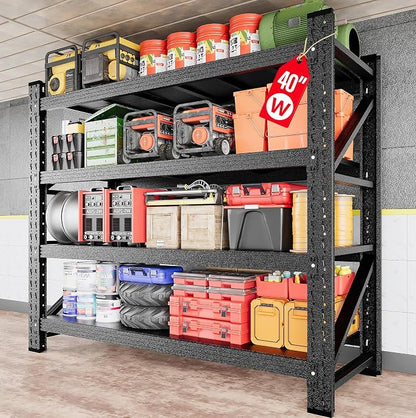 2000LBS Heavy Duty Garage Shelving Units, Metal Garage Shelves, Large Storage by SISESOL