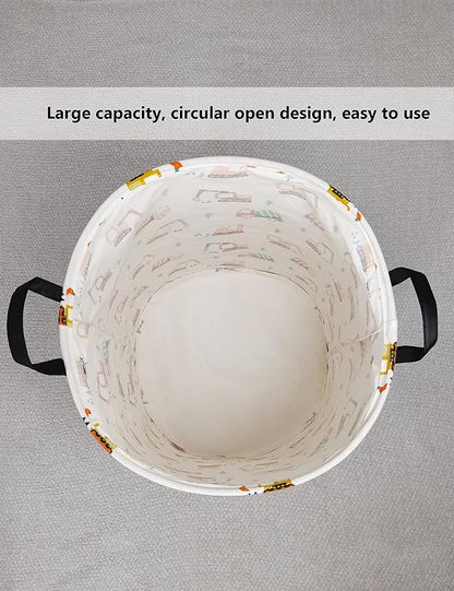 QUEENLALA Large Storage Basket, Laundry Hamper/Bathroom/Home Decor/Collapsible - Image 8