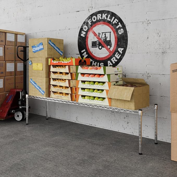 14" Deep x 60" Wide x 14" Height Wire Shelving Kit | 1-Tier | NSF Commercial - Image 5