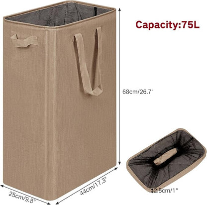 efluky Slim Laundry Basket, Narrow Laundry Hamper - Image 2