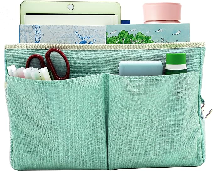 Bedside Caddy Bedside Hanging Storage Basket Multi-Function Organizer Caddy - Image 2
