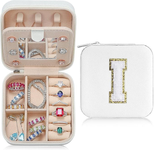 Parima Women's Jewelry Organizer | Necklace, Ring Organizer | White Travel Gift by PARIMA