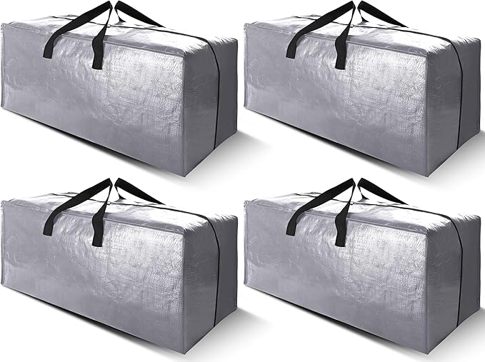 Cosy Family 4 Pack Heavy Duty Extra Large Moving Bags by Cosy+Family