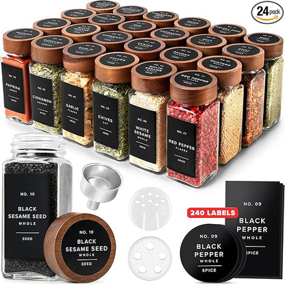 EDELHAUS® Square Spice Jars by EDELHAUS