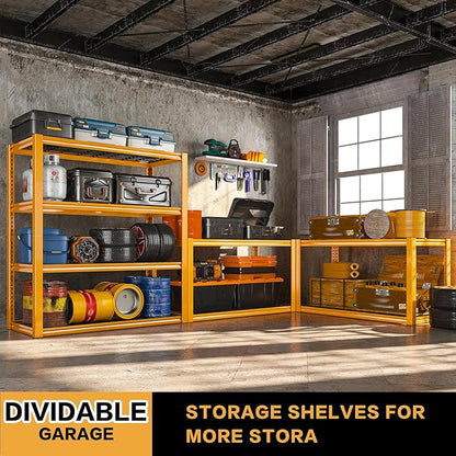 REIBII 40" W Garage Shelving 2240 LBS Storage Shelves Heavy Duty Metal Shelving - Image 4