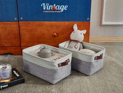 DECOMOMO Small Storage Basket, Closet Storage Bins, Baskets - Image 8