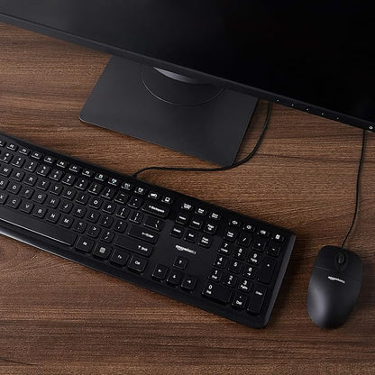 Amazon Basics Wired Computer Keyboard & Mouse - Image 4