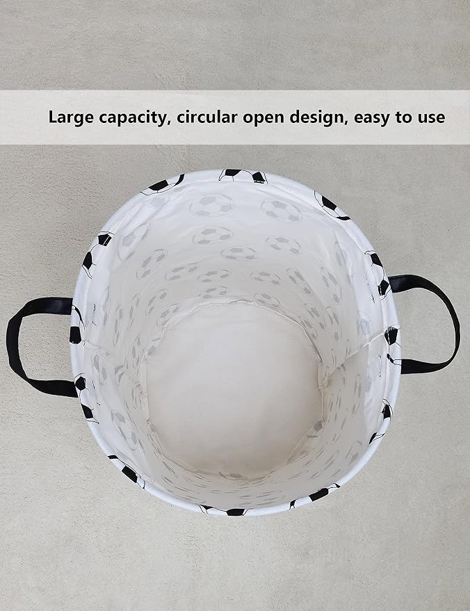 QUEENLALA Large Storage Basket, Laundry Hamper/Bathroom/Home Decor/Collapsible - Image 6