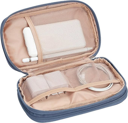 NISHEL Travel Cord Organizer Case, Double Layers Tech Electronic Bag, Essentials - Image 4