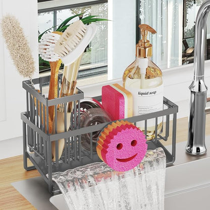 Sponge Holder for Kitchen Sink, Smiley Face Sink Caddy by Unknown