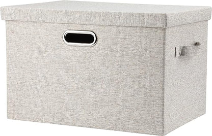 Large 17 36 Quart Collapsible Stackable Storage Bins by GraciadecoStorage