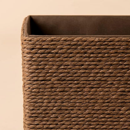 Paper Rope Woven Storage Basket Set of 4 - Image 6