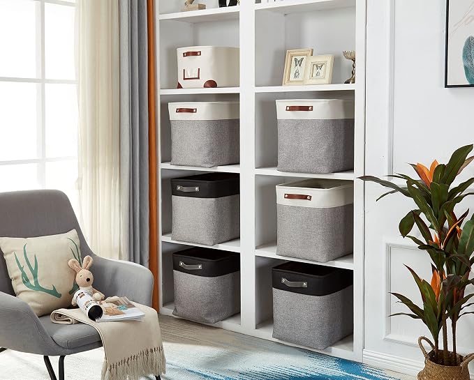DECOMOMO Extra Large Storage Baskets, 54.5L Fabric Storage Bins - Image 8